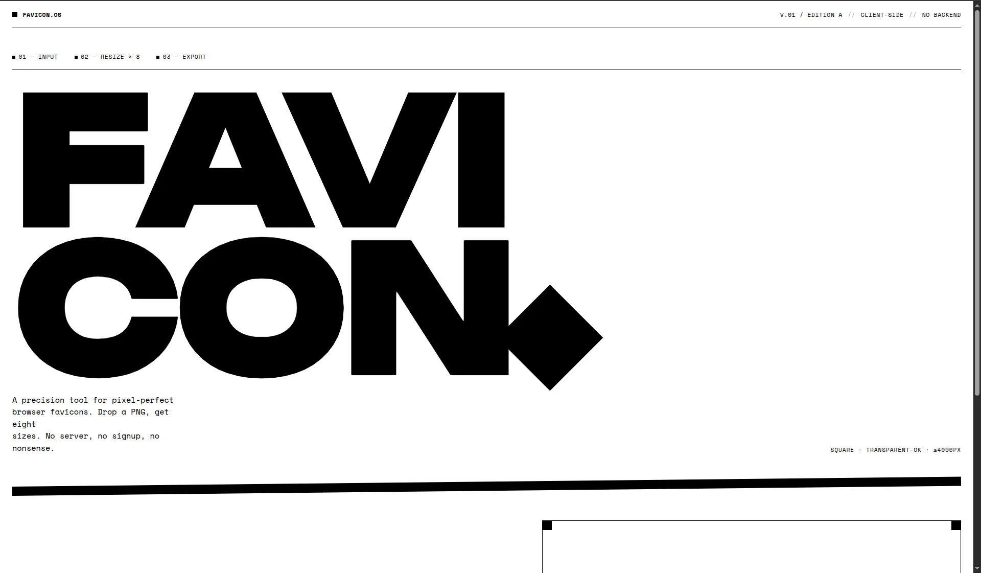 Favicon.OS - Tool built by SoberDev using React, Canvas, Tool