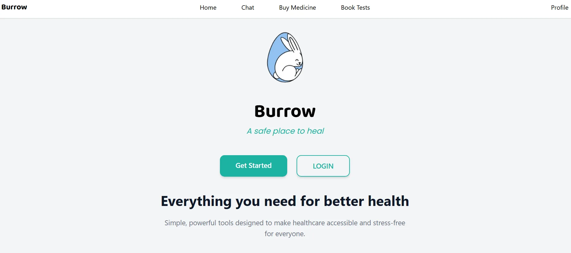 Burrow AI - E-commerce built by SoberDev using React, Tailwind, Commerce
